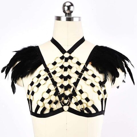 Metal Rings Ladies' Chest Cage - The Black Ravens