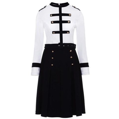 Military Retro Fashion Women's Dress - The Black Ravens