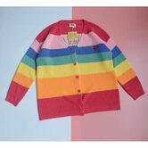 Pride Rainbow Striped Cardigan - The Black Ravens