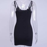 Sexy Five-Pointed Star Print Dress - The Black Ravens