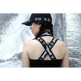 Punk Bondage Printing Strap Harness - The Black Ravens