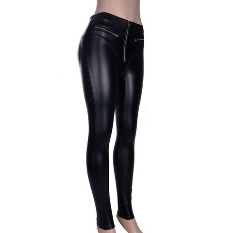 Punk Club Leather Pants Streetwear - The Black Ravens