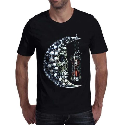 Punk Crescent Moon Top For Men - The Black Ravens