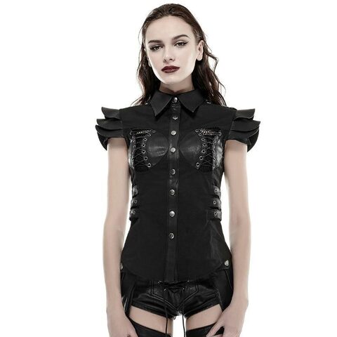 Punk Girl's Armor Tee - The Black Ravens