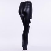 Punk Girls Elastic Leather Pants - The Black Ravens