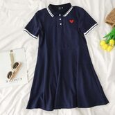 Punk Ladies Collared Summer Dress - The Black Ravens