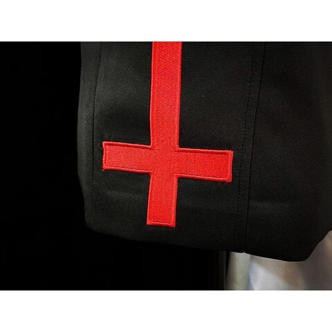 Punk Ladies Inverted Cross Mini Skirt - The Black Ravens