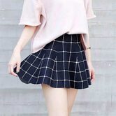 Punk Ladies Pleated Mini Skirts - The Black Ravens