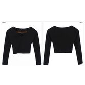 Punk Metal Buckle Full Sleeve Top - The Black Ravens