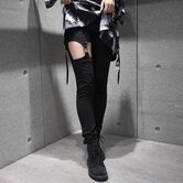 Punk Women's Leg Ring Pants - The Black Ravens