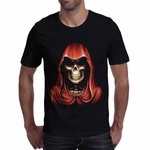 Red Cloak Skeleton Demon Top - The Black Ravens