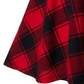 Red Plaid Schoolgirl Skirt - The Black Ravens