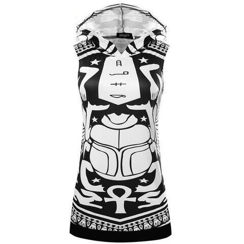 Scarab Women's Hooded Summer Dress - The Black Ravens