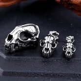 Scary Predator Dinosaur Skulls Pendant - The Black Ravens