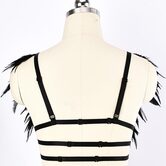 Sexy Bare-Bust Ladies' Harness - The Black Ravens
