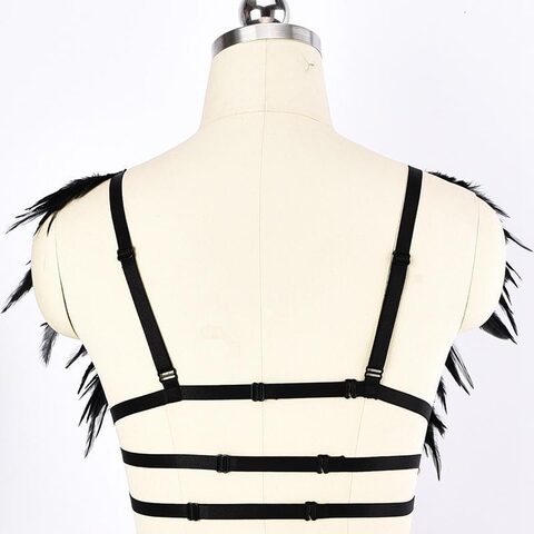 Sexy Bare-Bust Ladies' Harness - The Black Ravens