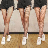 Sexy Black Fishnet Stockings - The Black Ravens