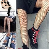 Sexy Black Fishnet Stockings - The Black Ravens