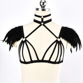 Sexy Choker Halter Chest Bandage - The Black Ravens