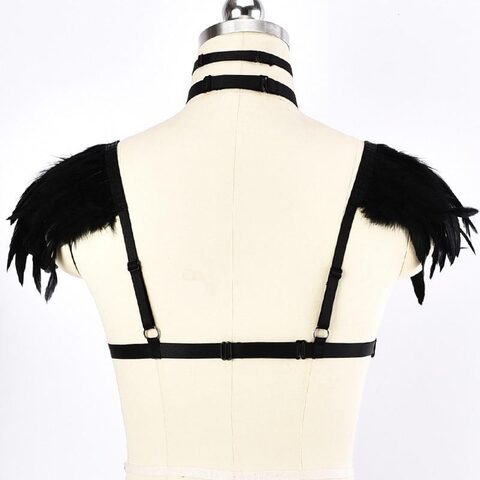 Sexy Choker Halter Chest Bandage - The Black Ravens