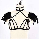 Sexy Choker Halter Chest Bandage - The Black Ravens