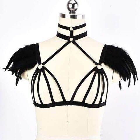 Sexy Choker Halter Chest Bandage - The Black Ravens