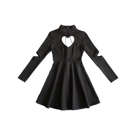 Sexy Gothic Choker Dress - The Black Ravens