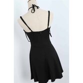 Sexy Gothic Halter Mini Dress - The Black Ravens