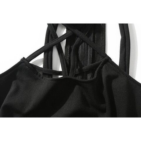 Sexy Halter Pentagram Punk Dress - The Black Ravens