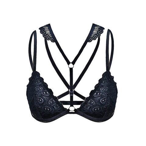 Sexy Lace Cross Bras For Women - The Black Ravens