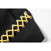 Sexy Lace Up Gothic Tube Dress - The Black Ravens