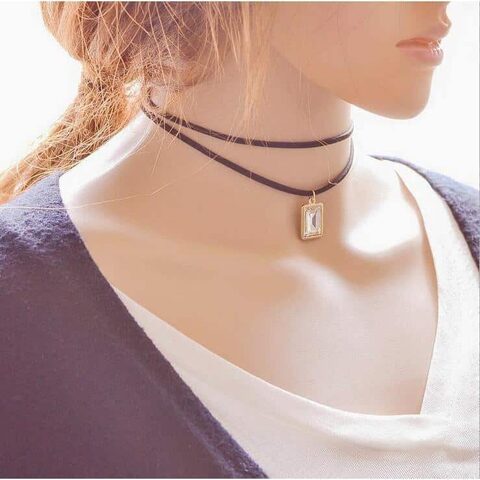 Sexy Ladies Gemstone Alternative Chokers - The Black Ravens