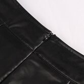 Sexy Leather Pencil Mini Skirt - The Black Ravens