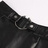 Sexy Leather Pencil Mini Skirt - The Black Ravens