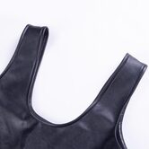 Sexy Leather Top Skirt Set - The Black Ravens