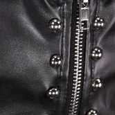 Sexy Red Rose Leather Skirt For Women - The Black Ravens