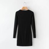 Sexy Skeleton Full Sleeve Dress - The Black Ravens