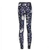 Sexy Slimming Occult Symbol Leggings - The Black Ravens