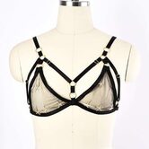Sexy Starry See-Through Bra Lingerie - The Black Ravens