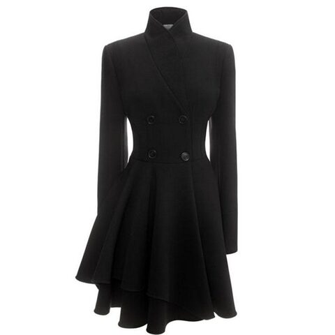 Sexy Wave Black Classic Trench Coat - The Black Ravens