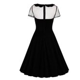 Sexy Women's Open Collar Dark Dress - The Black Ravens