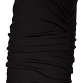 Short V-Neck Long Sleeved Gothic Crop Top - The Black Ravens