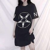Skeleton Pentagram Gothic Streetwear - The Black Ravens