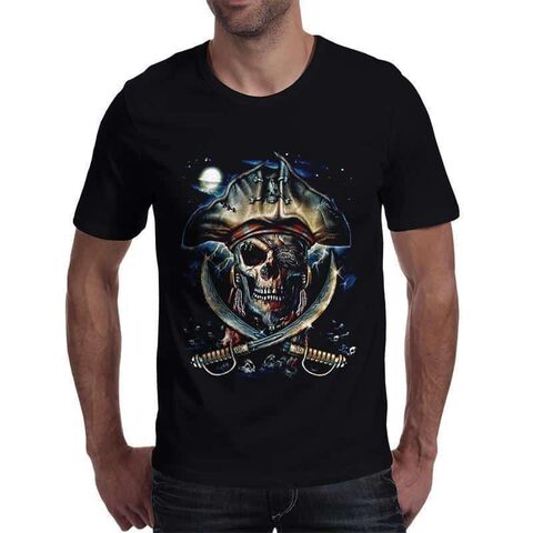 Skeleton Pirate Rocker Top For Men - The Black Ravens