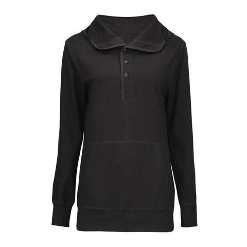 Slim Hooded Ladies' Gothic SweatShirt - The Black Ravens