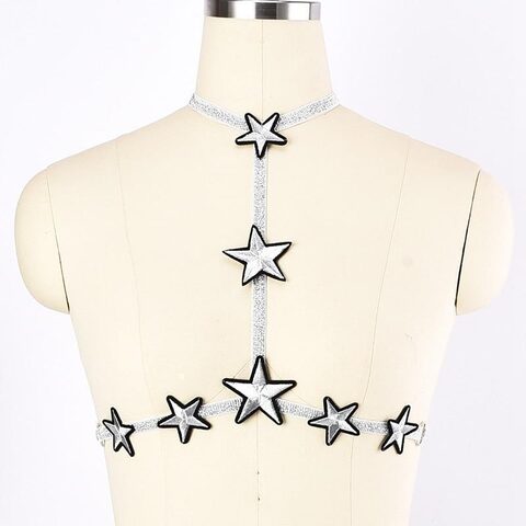 Sparkly Stars Ladies' Chest Cage - The Black Ravens