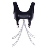 Street Club Ladies' Chain Crop Top - The Black Ravens
