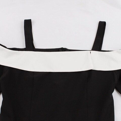 Stunning Bare Shoulder Gothic Vintage Dress - The Black Ravens