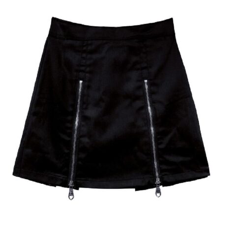 Summer Punk Plaid Mini Skirt - The Black Ravens