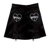 Summer Punk Plaid Mini Skirt - The Black Ravens